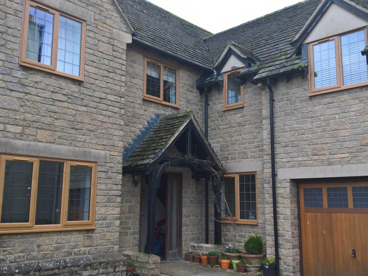 upvc casement windows in a traditional home