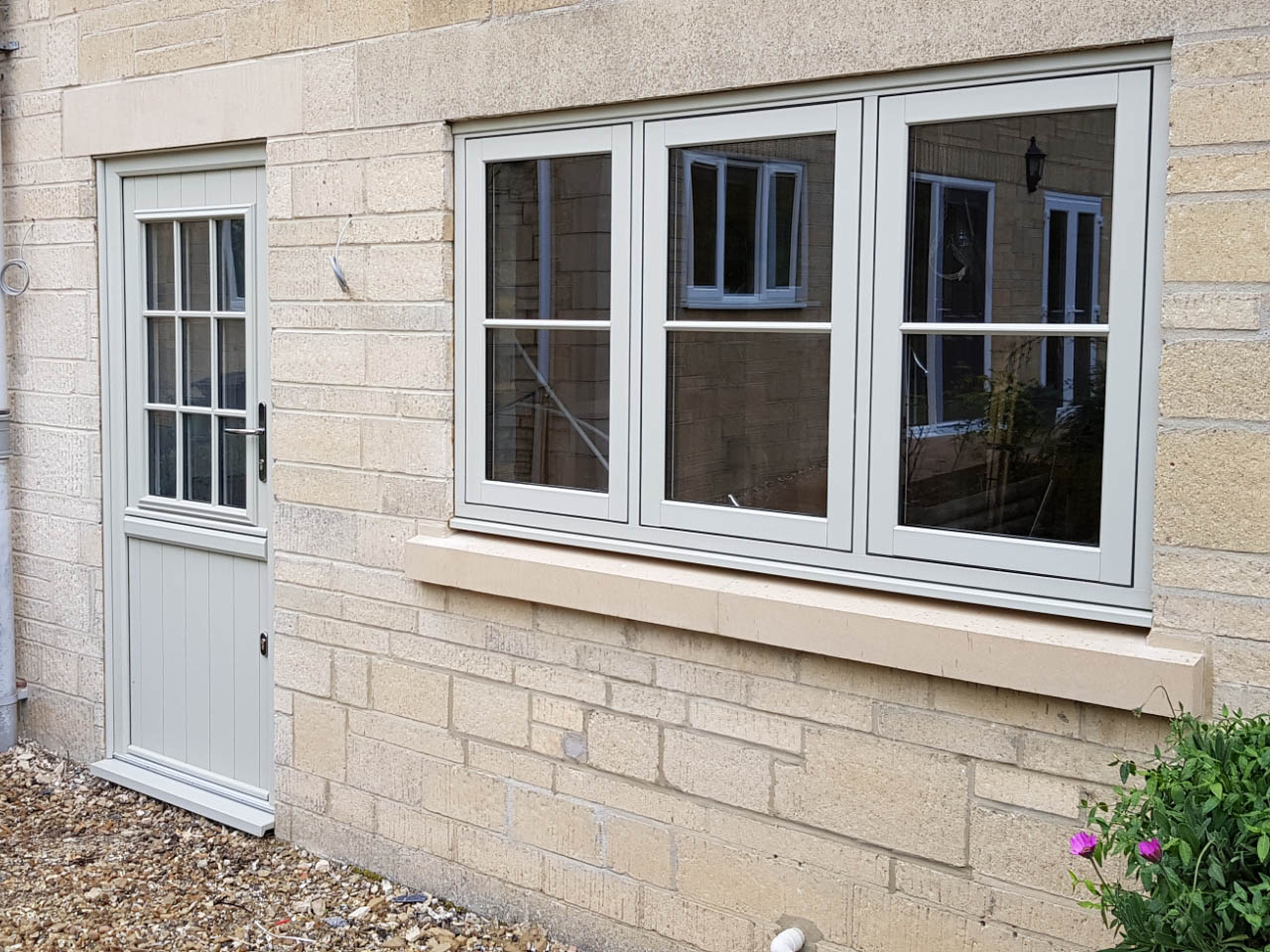White double glazed upvc windows