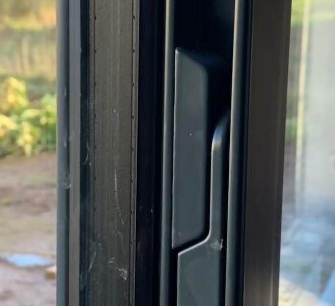 Bifold doors closeup