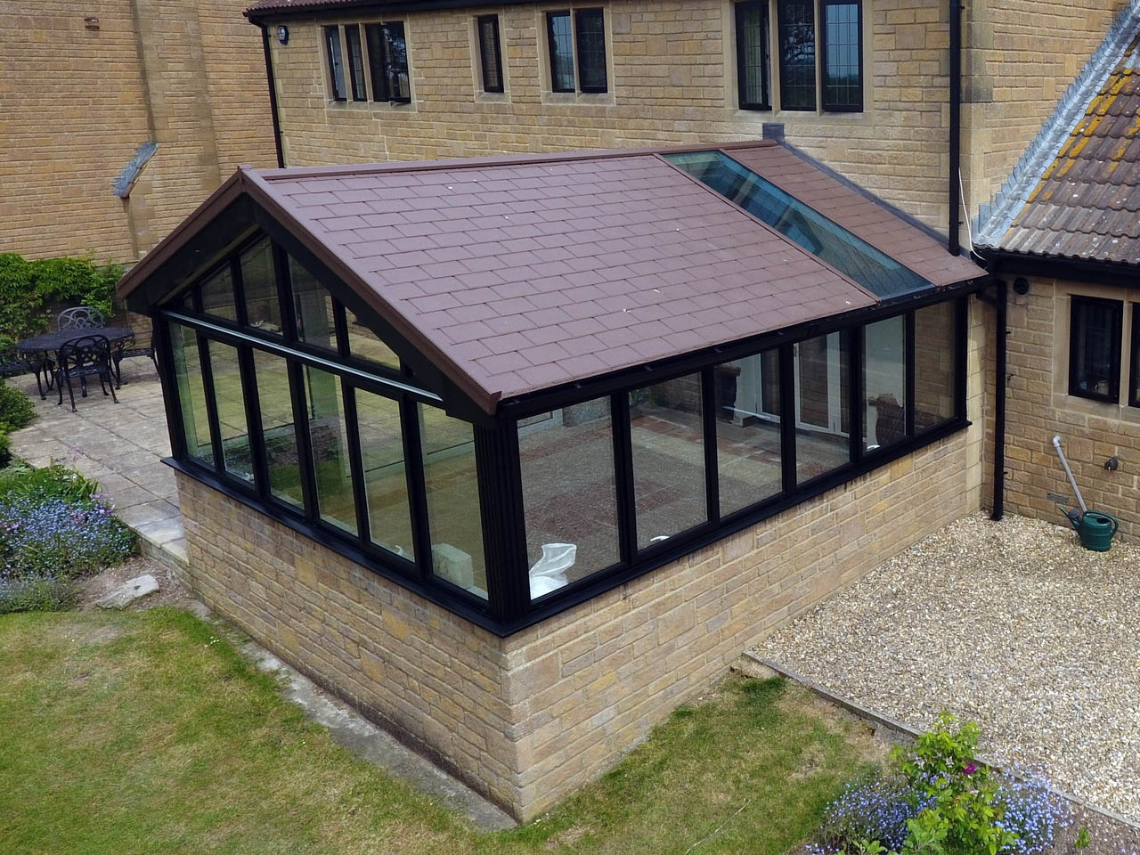 tiled roof conservatory